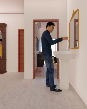 Duplex Exterior With Interior And Animation