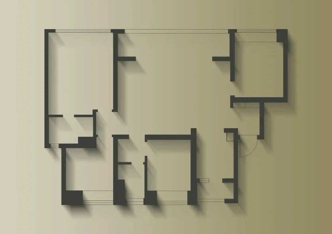 “减法”精装改造丨中国成都丨方程-56