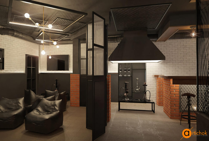 水烟吧“NARIKELA  Art  i  chok”丨乌克兰基辅-18