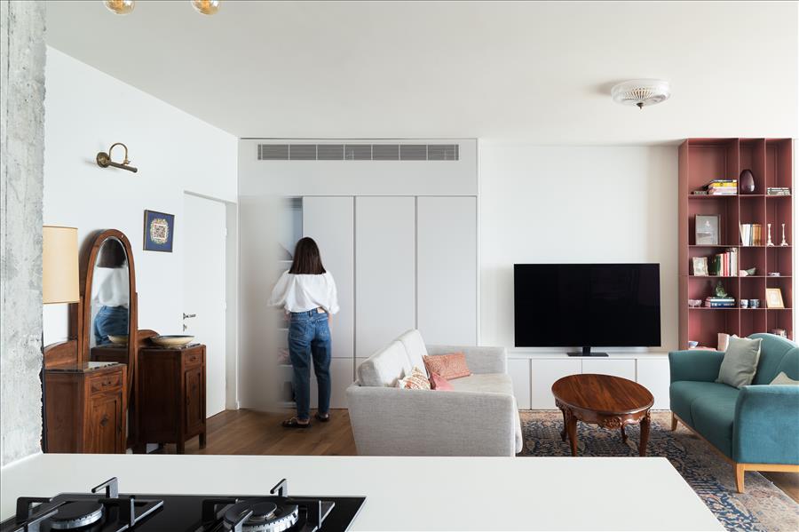 老旧公寓全面翻新设计项目丨以色列丨A3设计工作室,希兰·米蒙·巴尔和加利·德尔·维兹尔-11