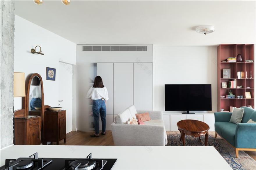 老旧公寓全面翻新设计项目丨以色列丨A3设计工作室,希兰·米蒙·巴尔和加利·德尔·维兹尔-11