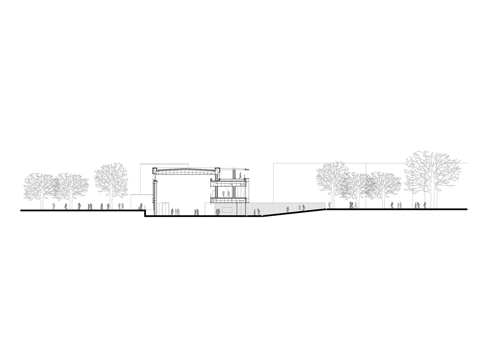 雄安华润大学“湾仔活动中心”丨张大为建筑工作室+左通右达建筑工作室-50