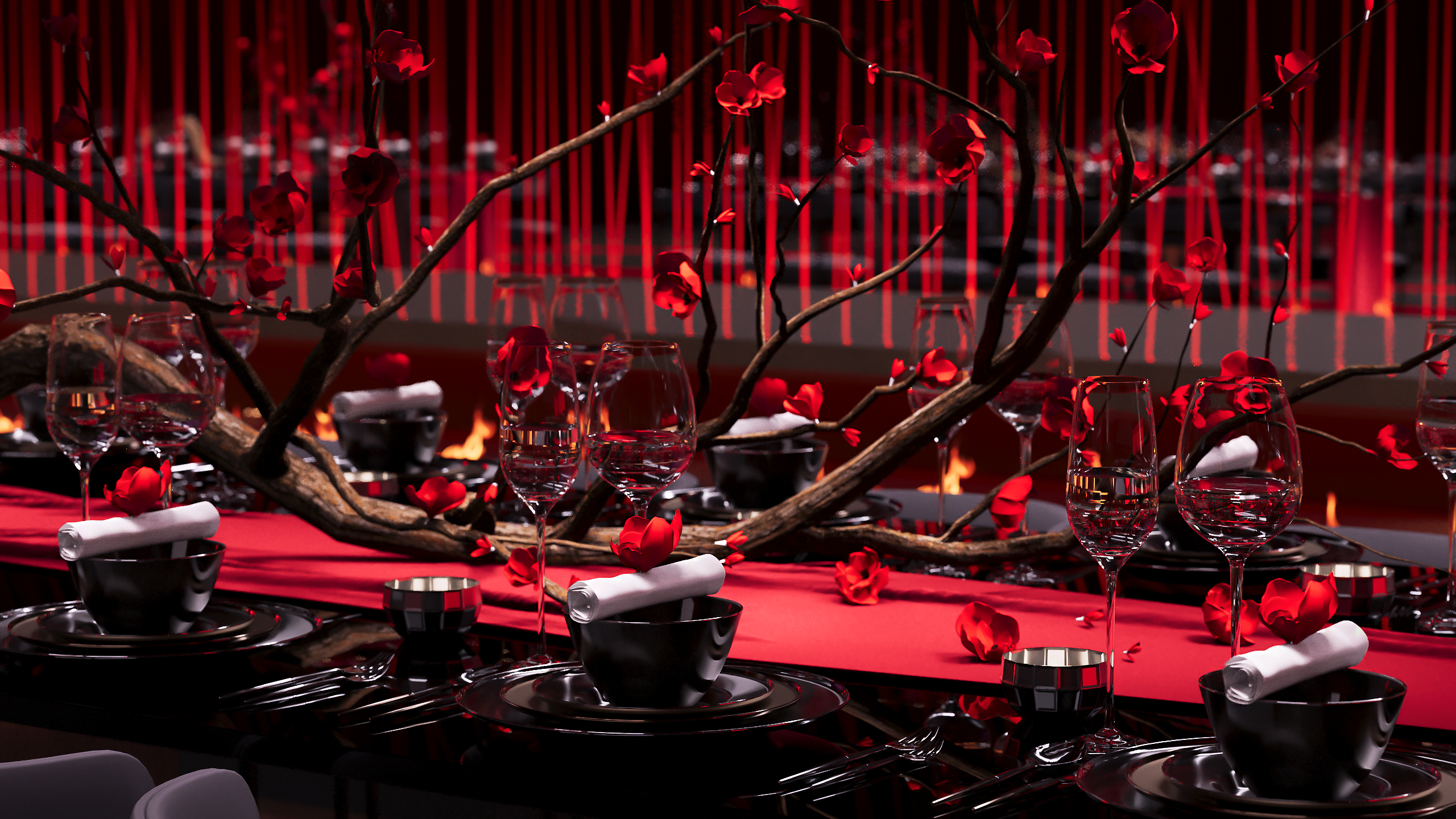 Red Light Wedding hall Design-10