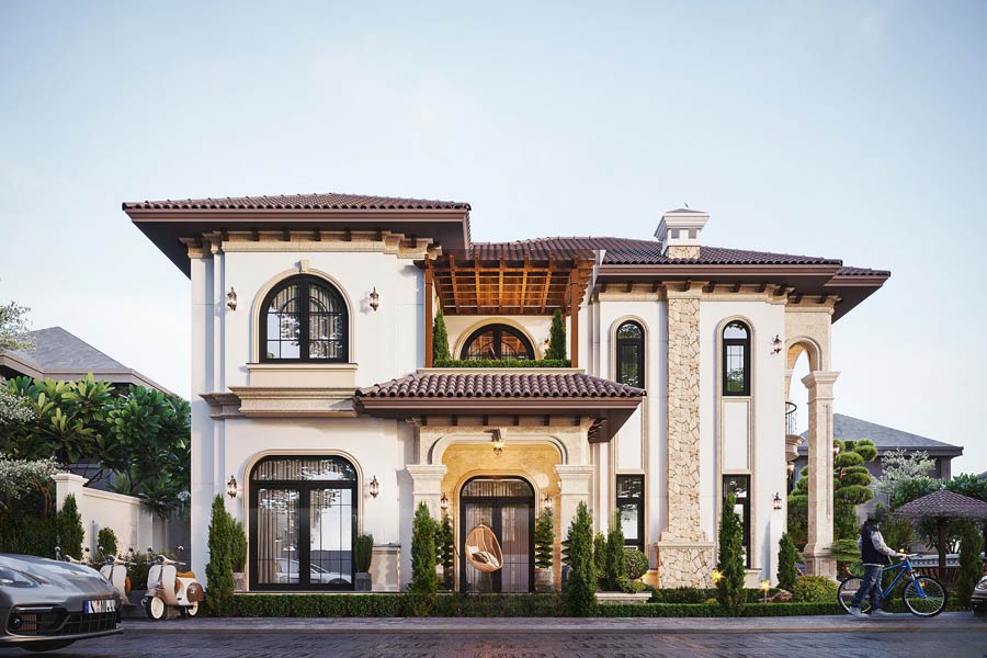 45+ 2层300㎡现代豪华别墅设计案例丨NEOHouse.vn-11