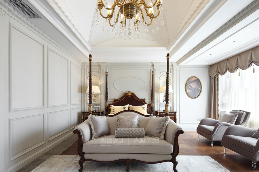 轻奢法式别墅设计丨中国德阳丨樂活設計-39