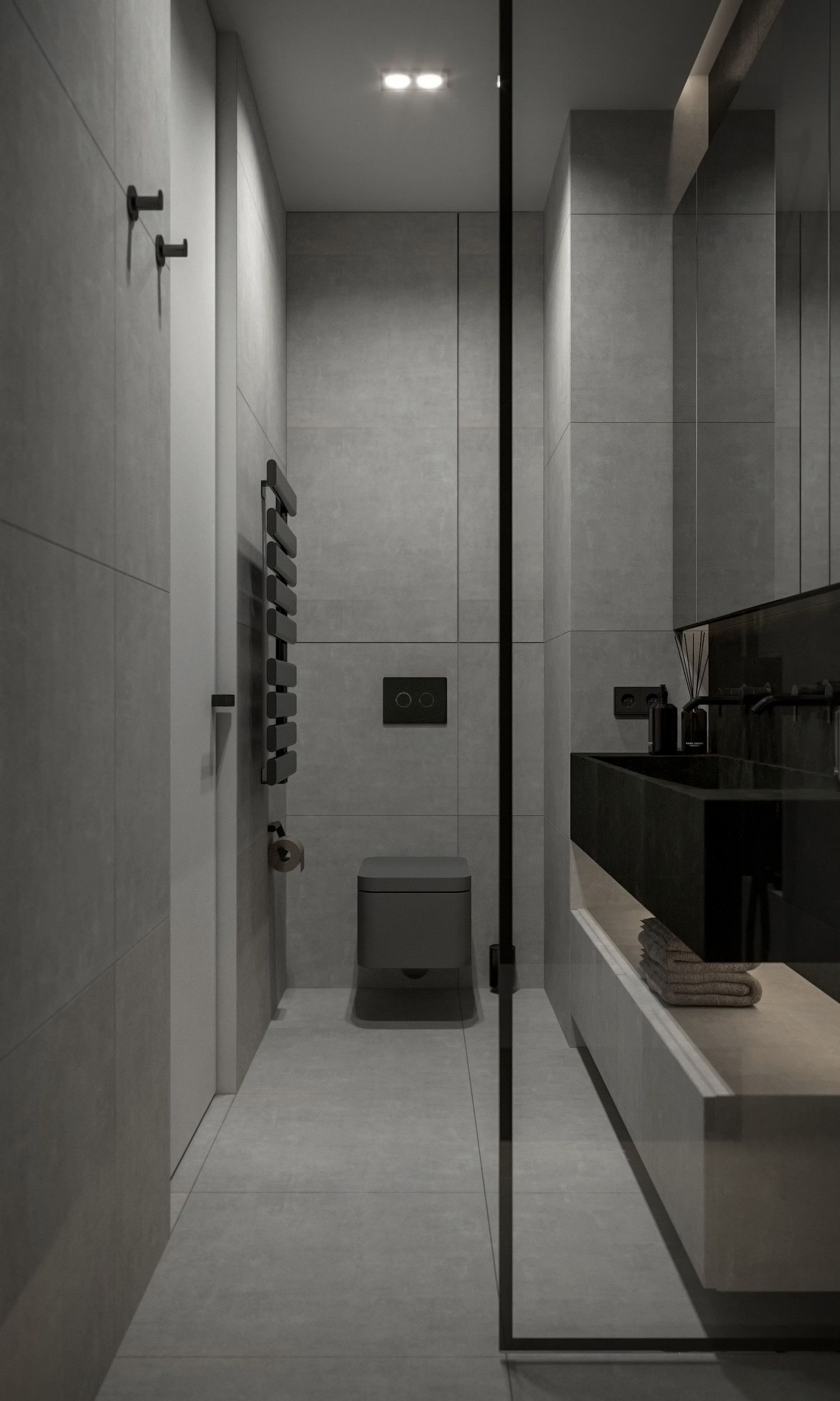 灰色系公寓设计-15