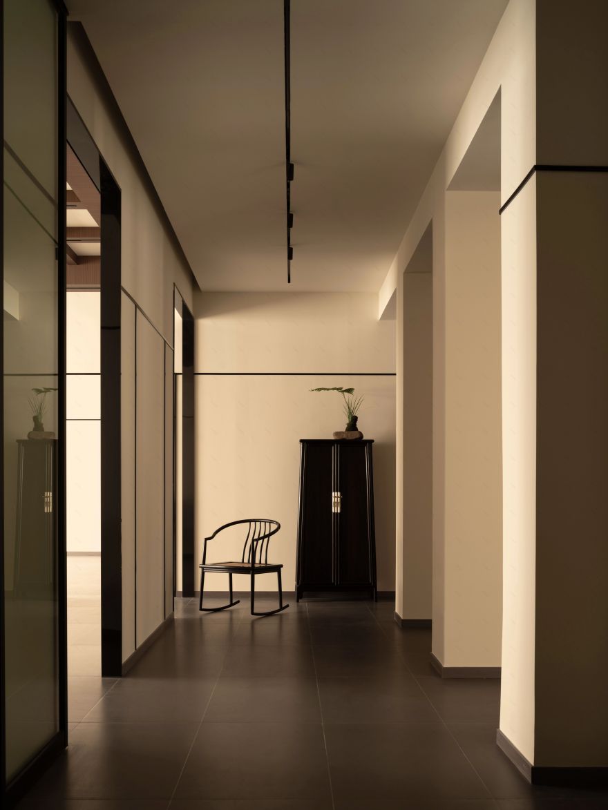 尤格设计|650㎡红木展厅-18