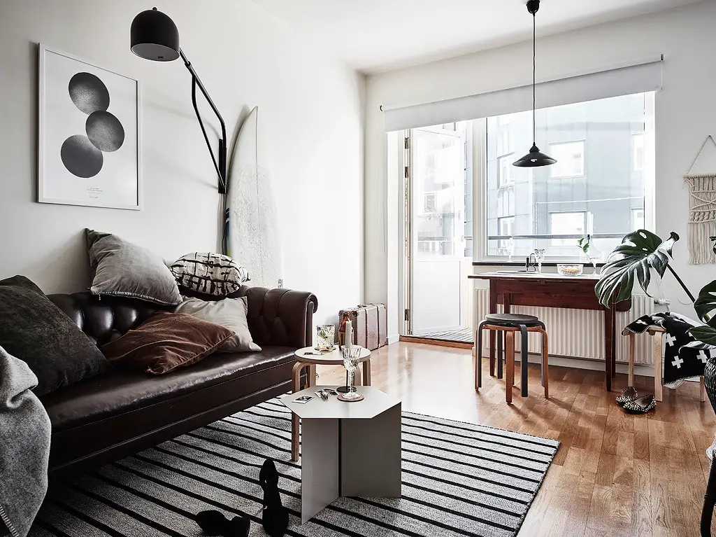 哥德堡一室一厅开放式厨房公寓设计-4