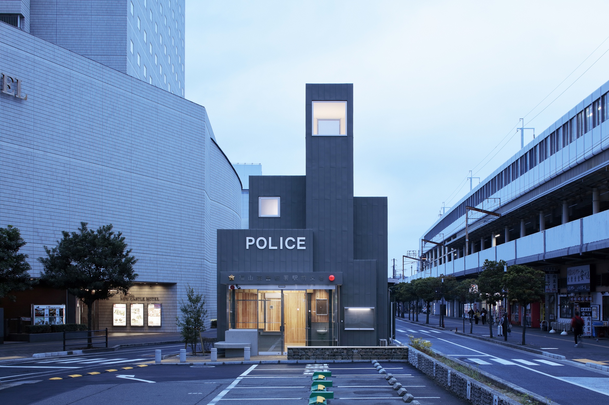福山警察署站前派出所丨日本广岛丨Meguro Architecture Laboratory-33