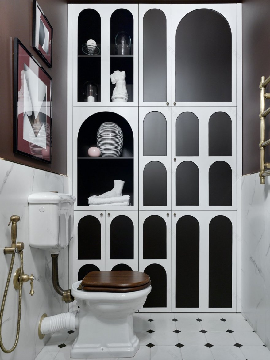 莫斯科湖畔传统风格经典公寓-9