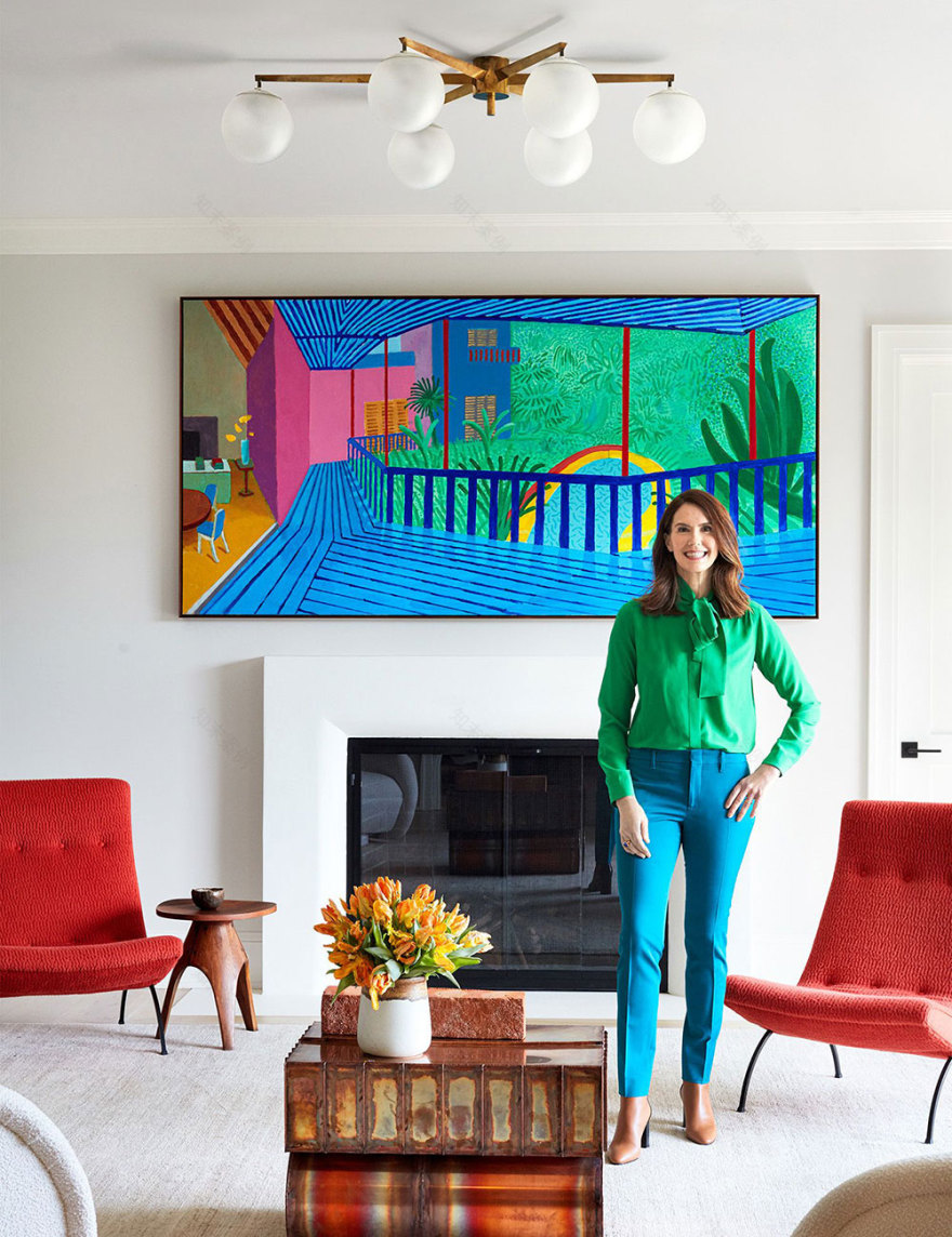 艺术画作装点的汉普顿之家-2