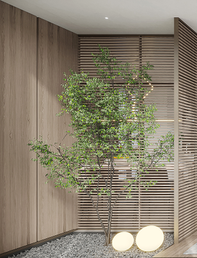 繁华都市中的宁静空间丨H 空间全案设计-4