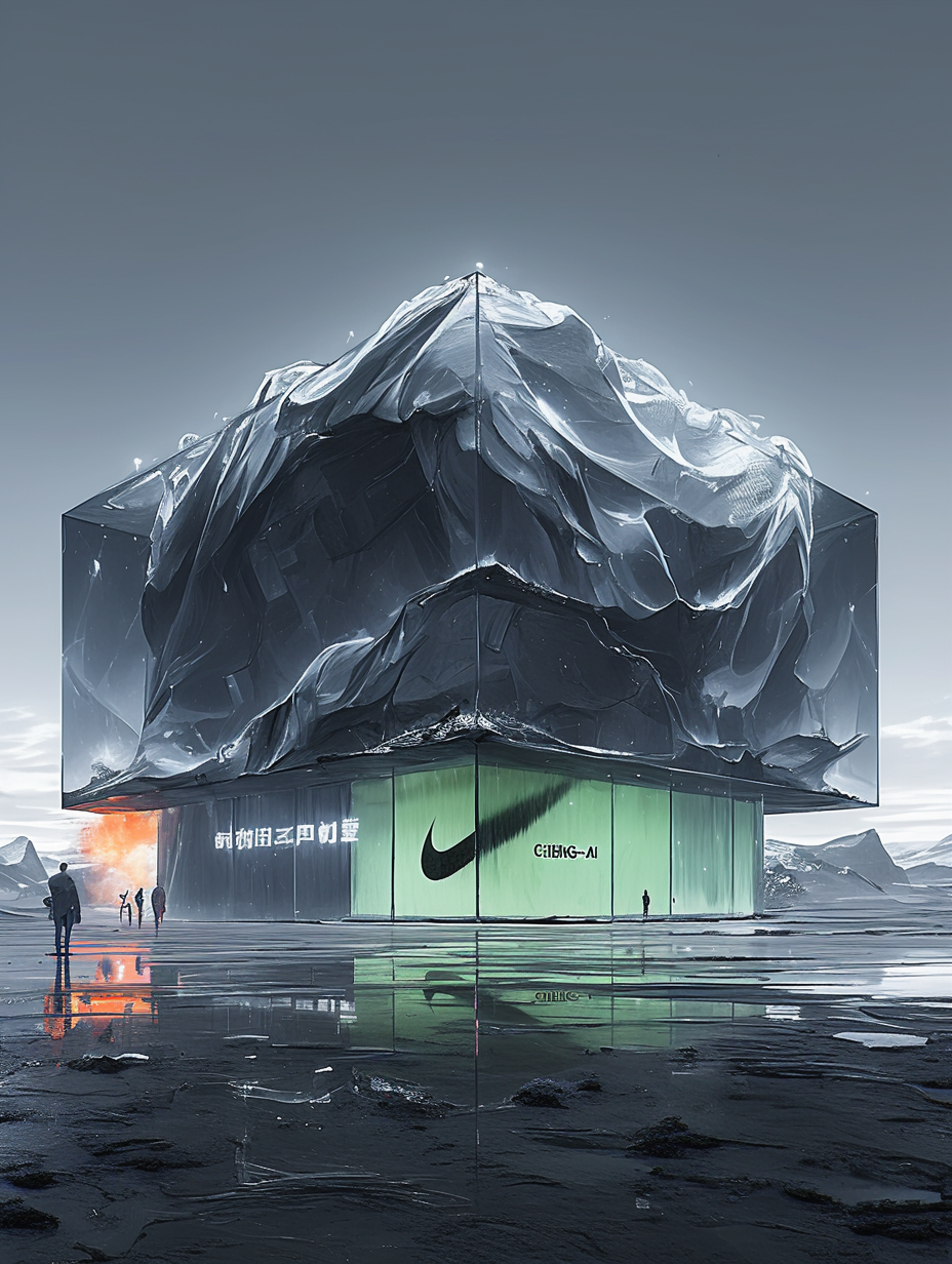 NIKE 耐克 · 冰主题概念店设计-16