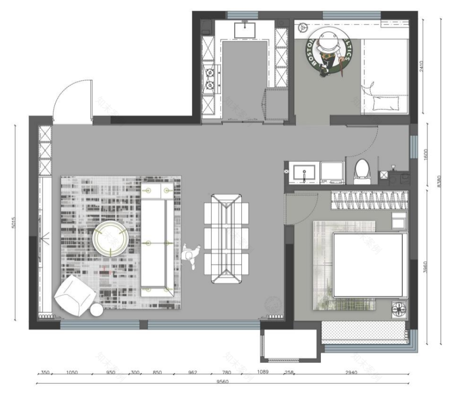 中铁逸都75,85,89户型设计丨中国北京丨EASE艺烁空间-86