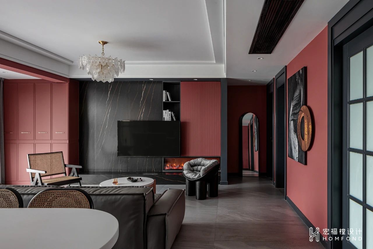 金科集美学府复古与现代住宅设计丨中国成都丨宏福樘设计-5
