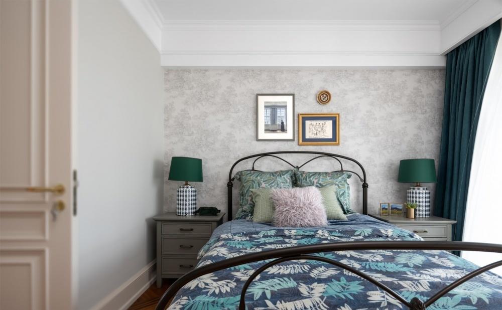 上海本墨设计丨平层丨70W打造218㎡超优雅美式乡村风大宅-86