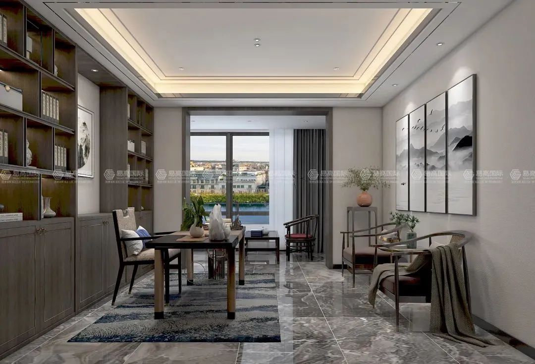 西安清凉山居新中式设计,诗意的东方美学空间-15