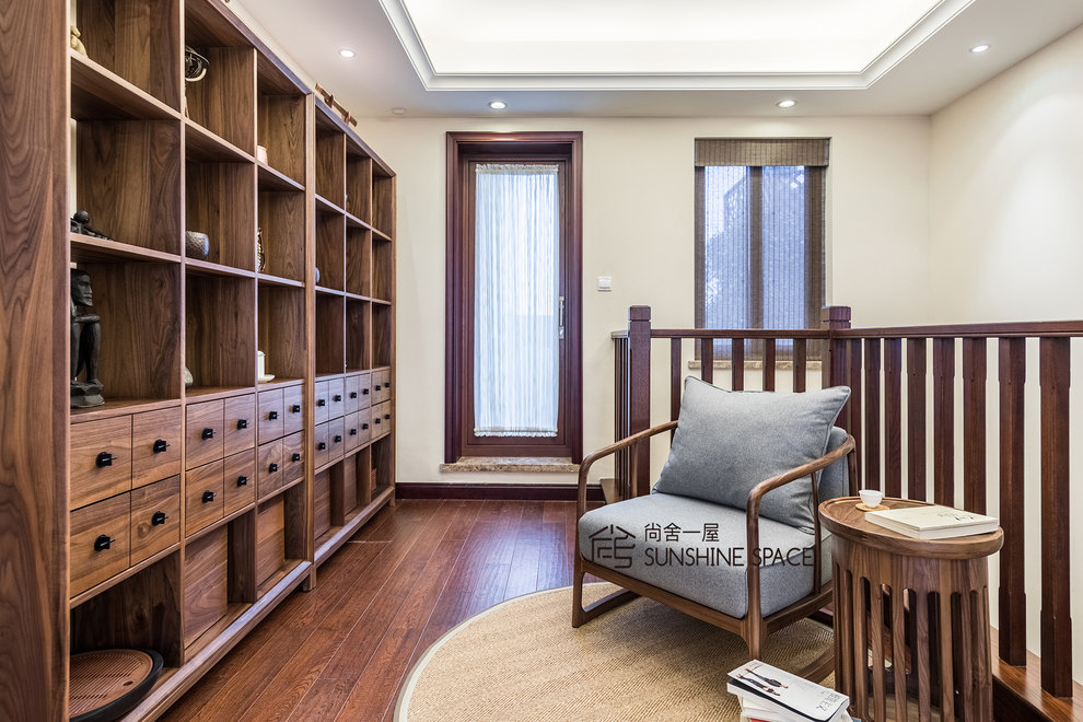 西溪蝶园250m²新中式住宅  尚舍一屋-40