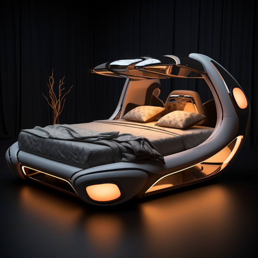 未来之梦:时尚科技床-20