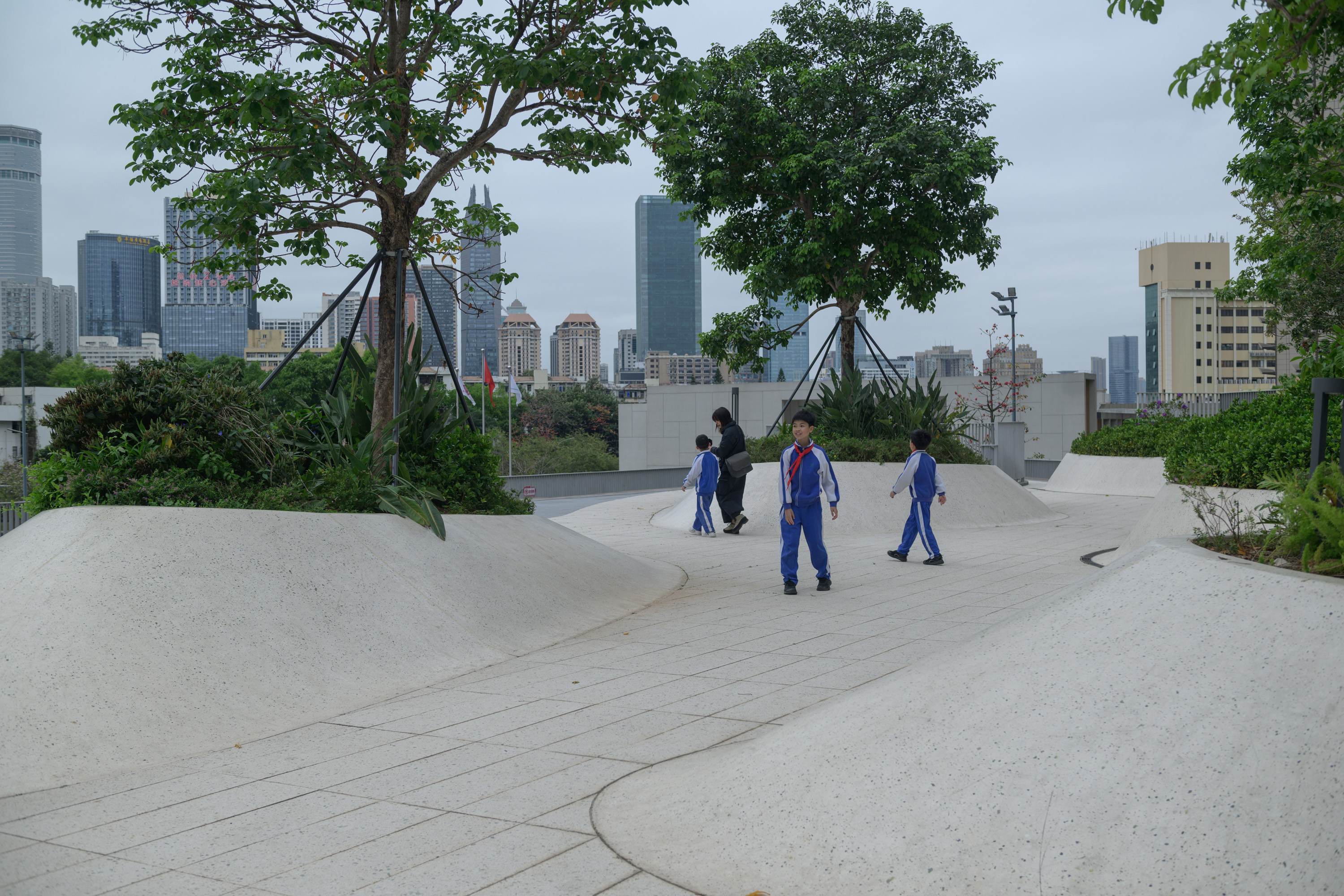 红岭教育集团 华富实验学校丨中国深圳丨大小景观,深圳市建筑设计研究总院有限公司,广州天泓-72