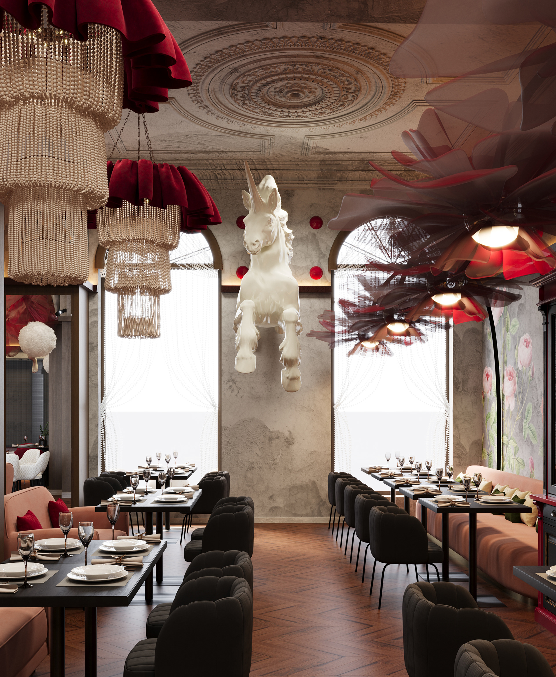 圣彼得堡餐厅设计丨俄罗斯圣彼得堡丨Wooddi design工作室-15