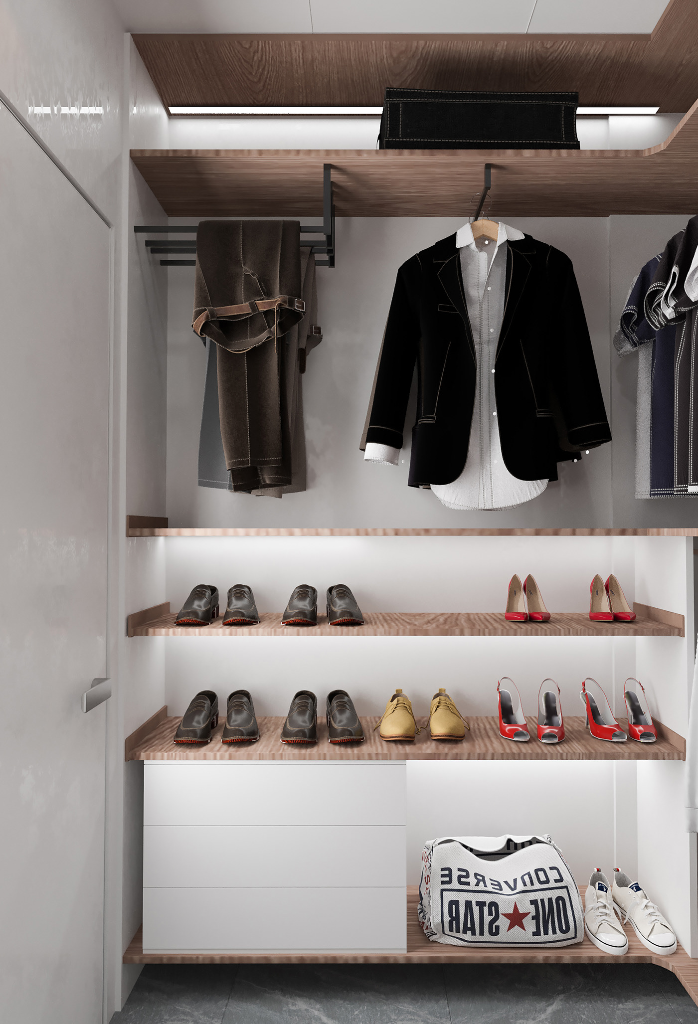 现代极简风公寓设计-12