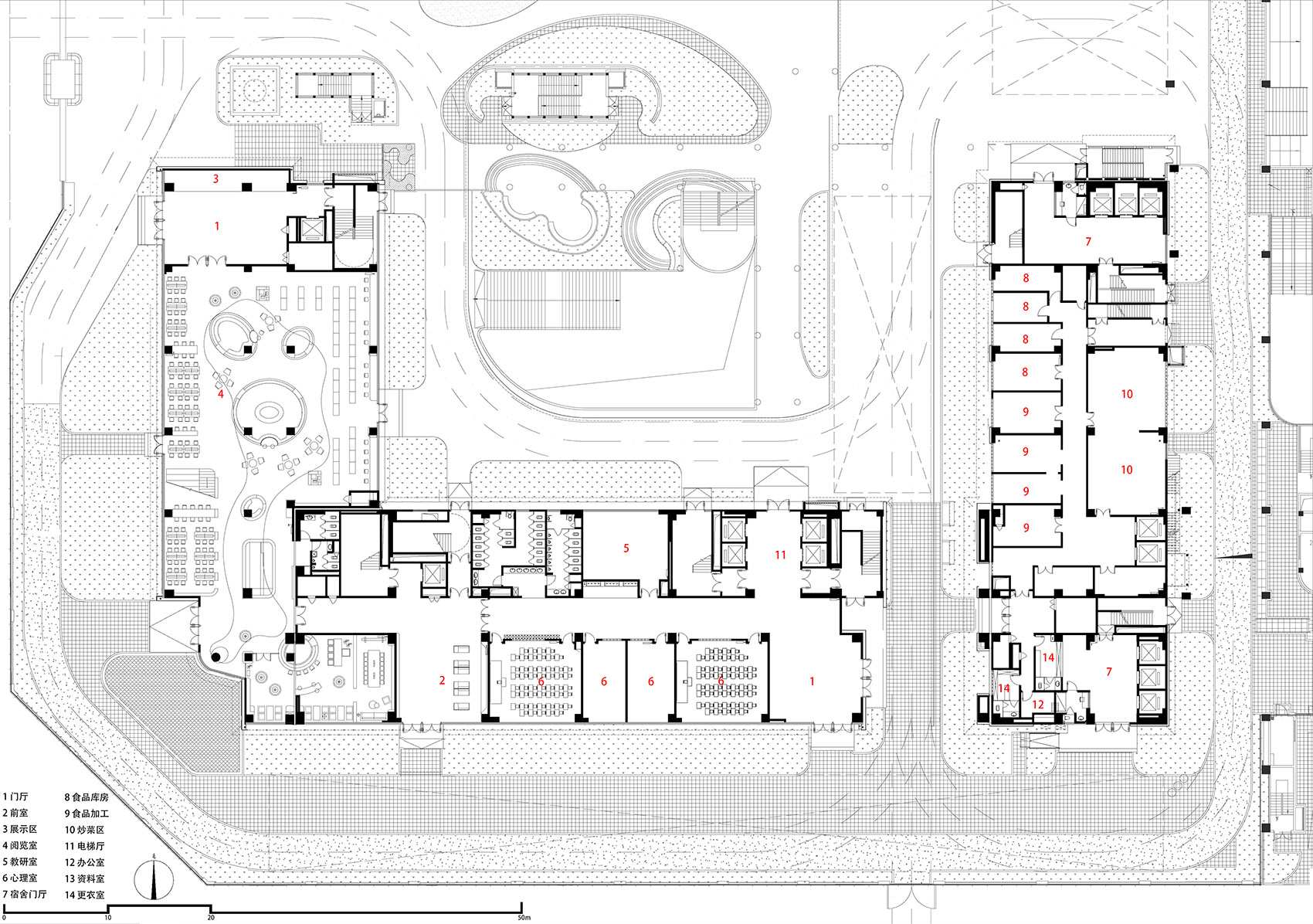 教育建筑 / 西安高新第一中学(高中部)改扩建丨中国西安丨中国建筑西北设计研究院-152