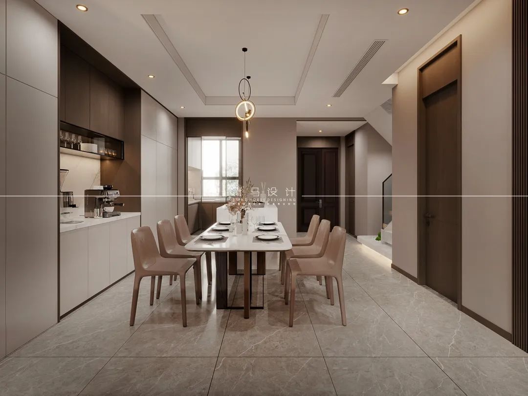 荣德荣泽公馆现代风格别墅设计丨中国西安丨青马别墅设计-17