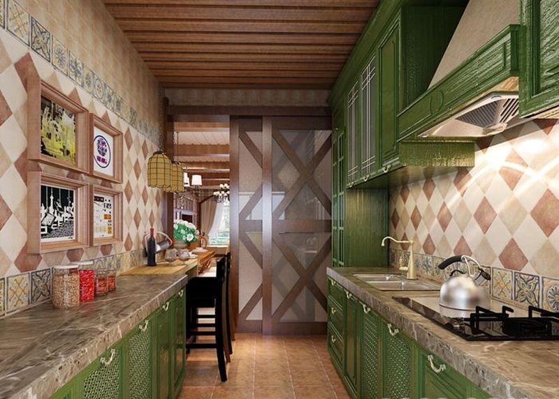 年轻情侣装修哈南碧桂园110平古典美式两居-11