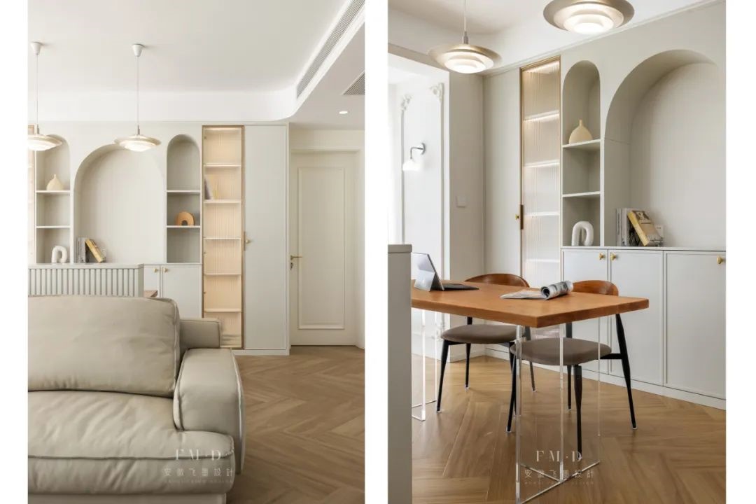 合肥金科博翠天辰 128㎡现代法式风精装房设计丨中国合肥丨安徽飞墨设计-11