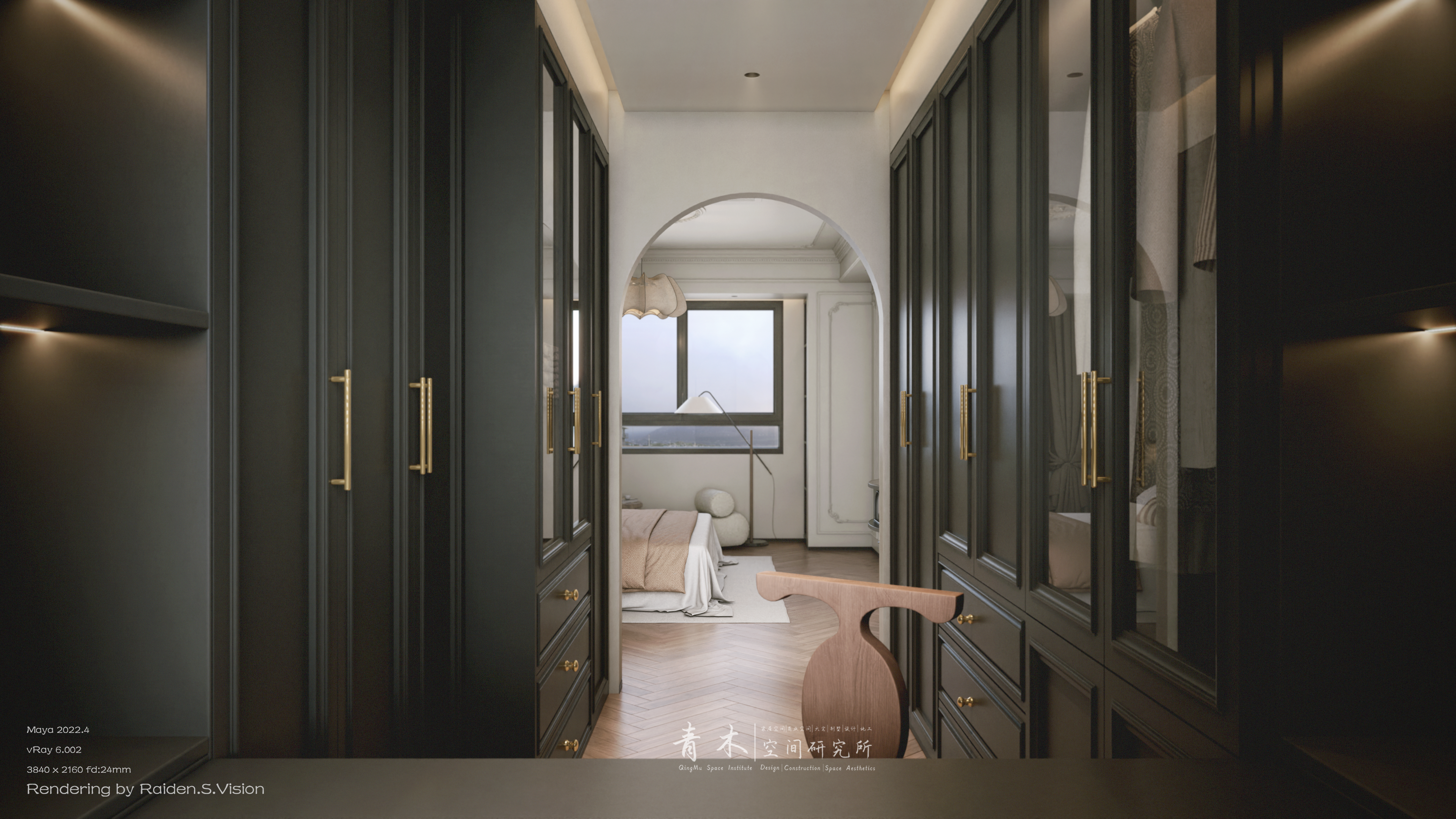 法式复古家居空间设计丨中国阜阳丨青木空间研究所-55