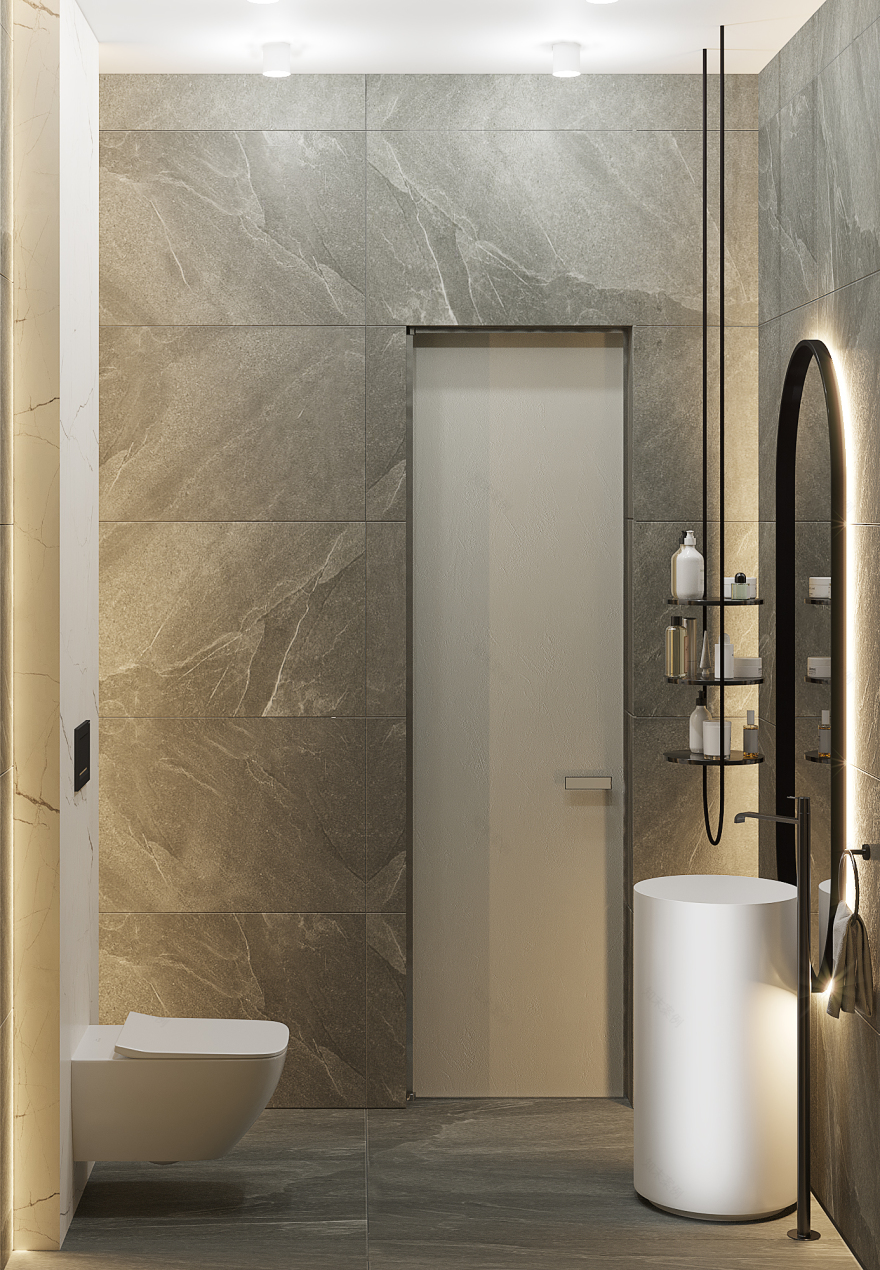 黑色版房屋室内装饰丨Golub Architects-38