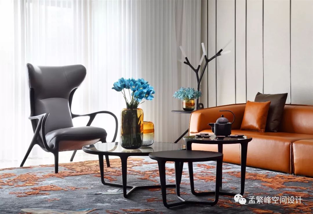 《曦-AURORA》 | 南京雅居乐花园私宅设计,橙色诠释幸福家庭生活-14