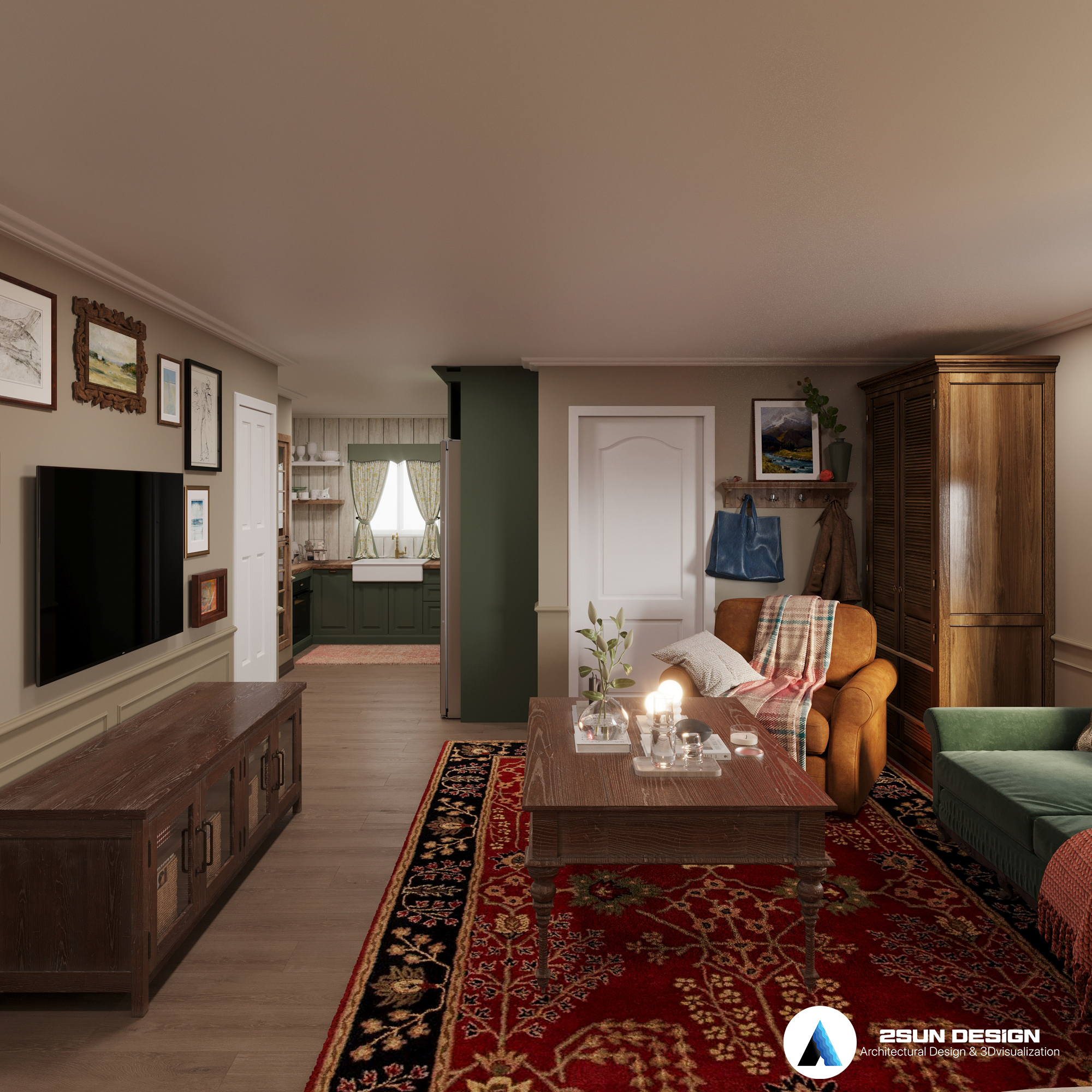 室内房屋；住宅内部（这里Interior House表述不太常见，Interior有内部之意，House是房屋，结合起来大致是上述意思） 丨澳大利亚墨尔本丨2SUN Studio-14