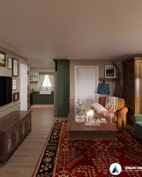 室内房屋；住宅内部（这里Interior House表述不太常见，Interior有内部之意，House是房屋，结合起来大致是上述意思） 丨澳大利亚墨尔本丨2SUN Studio