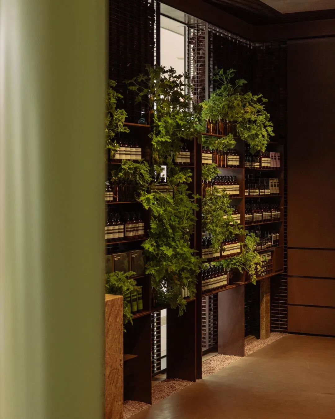 Aesop新加坡高岛屋“石笼”概念店设计-11