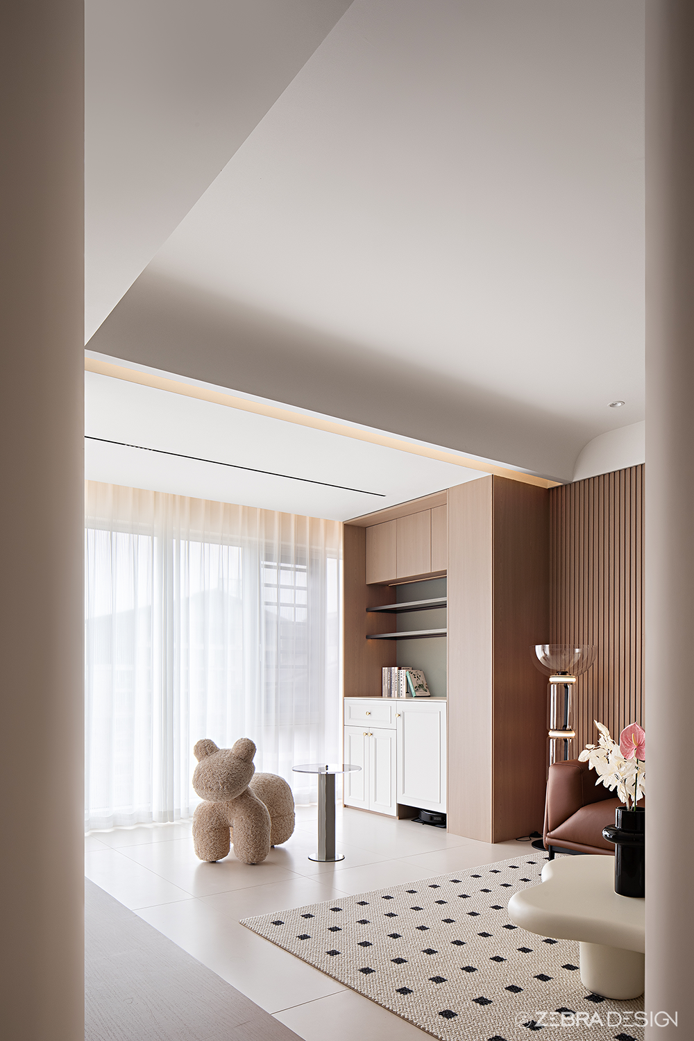 奶咖旋律中的现代轻法和谐空间丨中国桂林丨斑马设计事务所-10