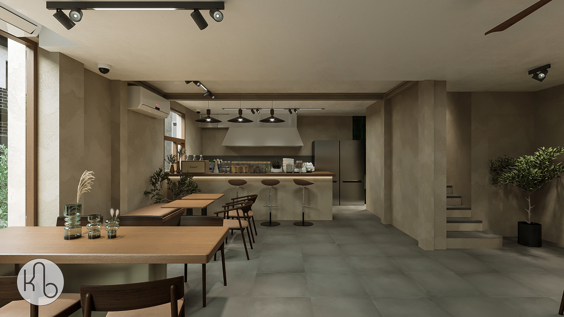 社会咖啡馆和餐厅丨越南胡志明市丨K&Bstudio-23