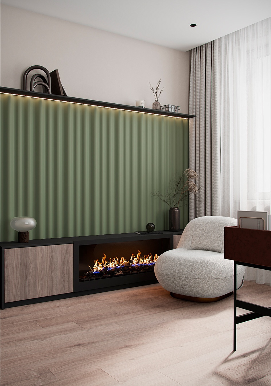 原木与绿色 打造出既清新又舒适空间-20