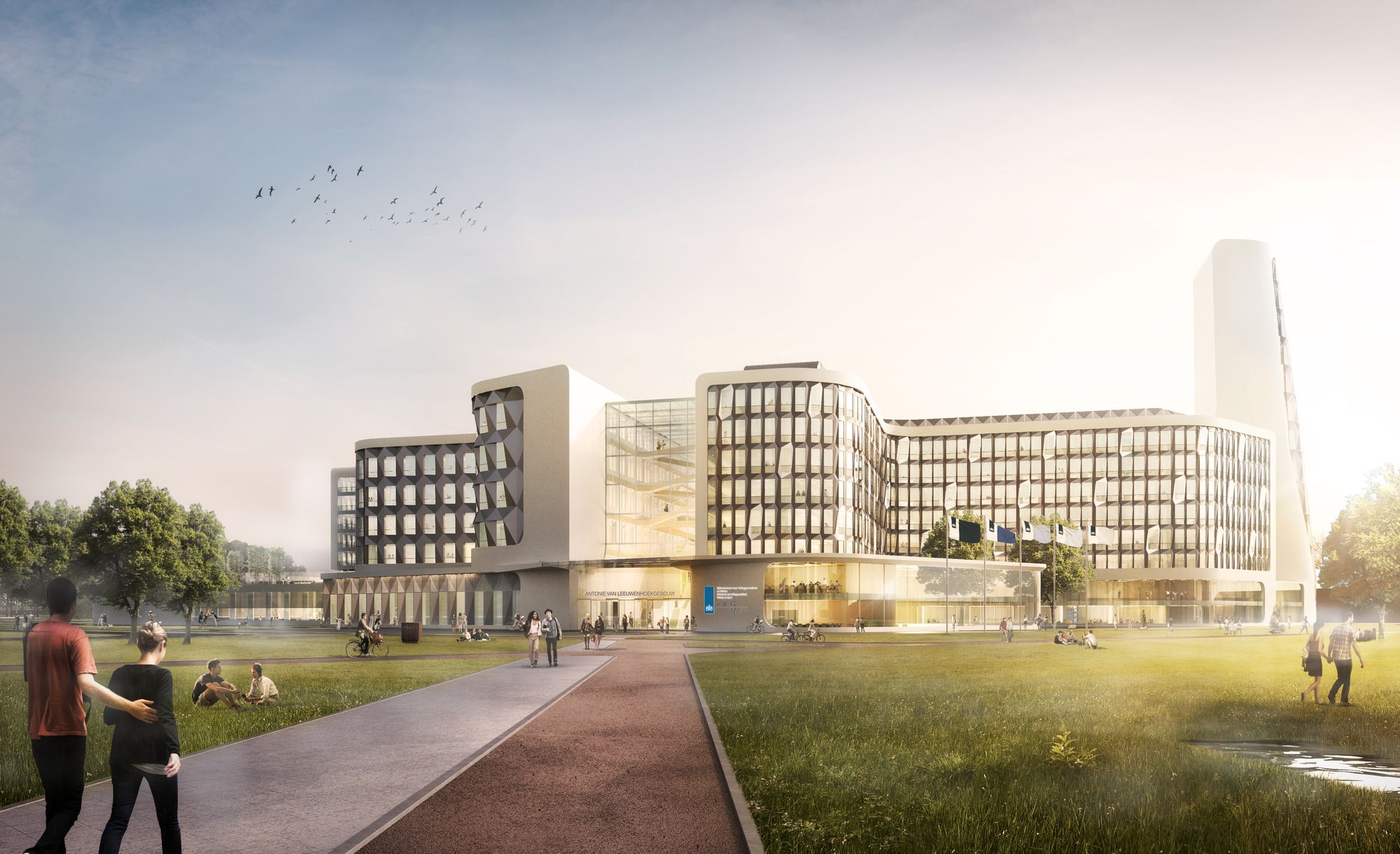 UNStudio 打造荷兰公共卫生与环境总部 | 功能与美学的和谐统一-16