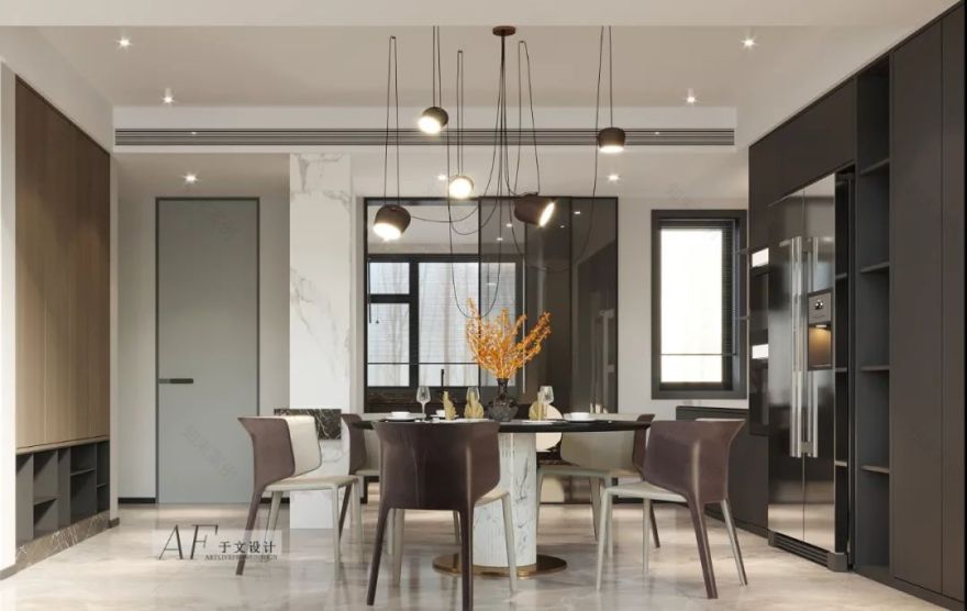 中南·玖熙墅 260㎡现代叠墅,极简生活空间-35