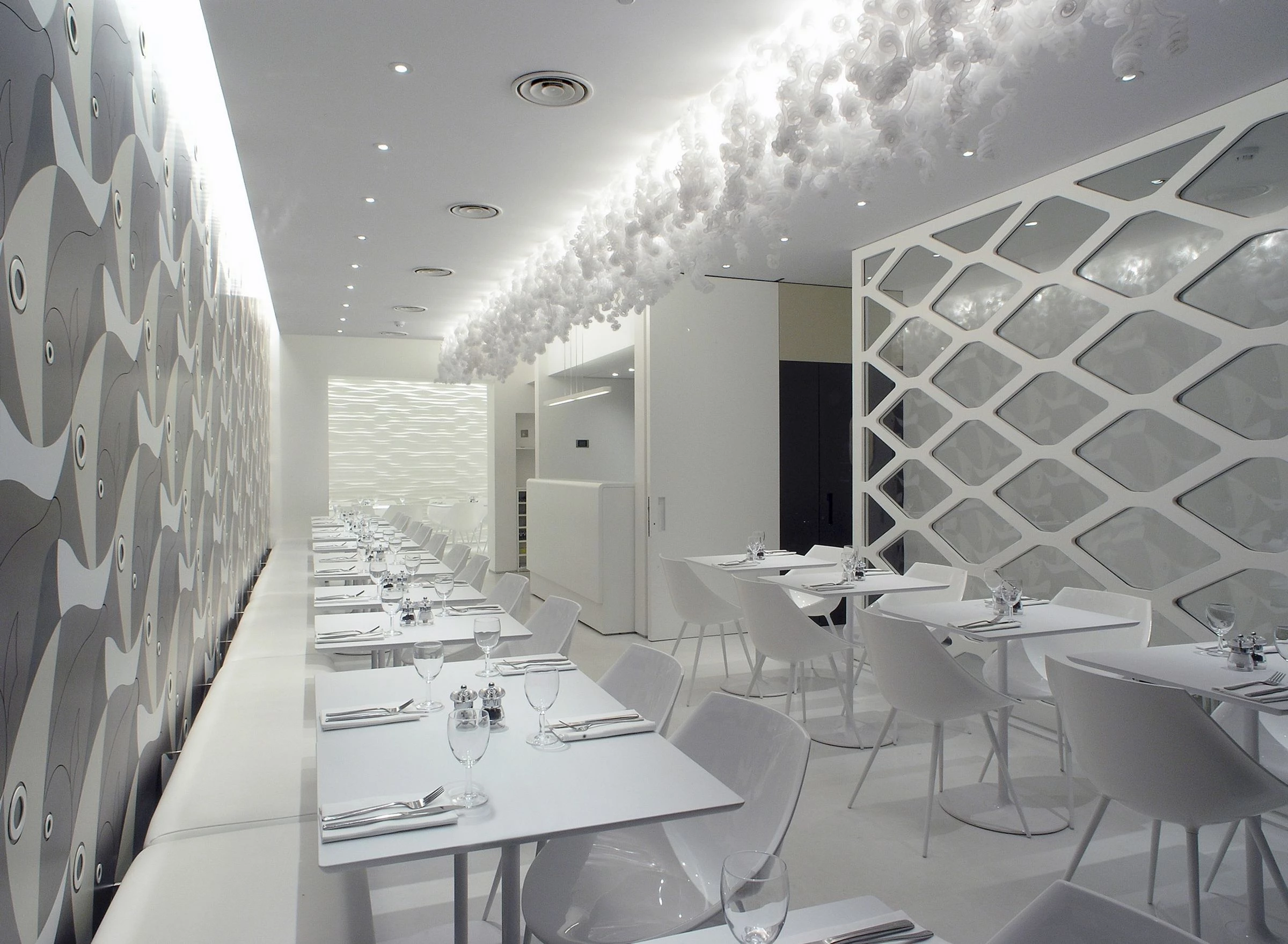 伦敦海味餐厅“OLIVOMARE”的海洋元素创意设计-19