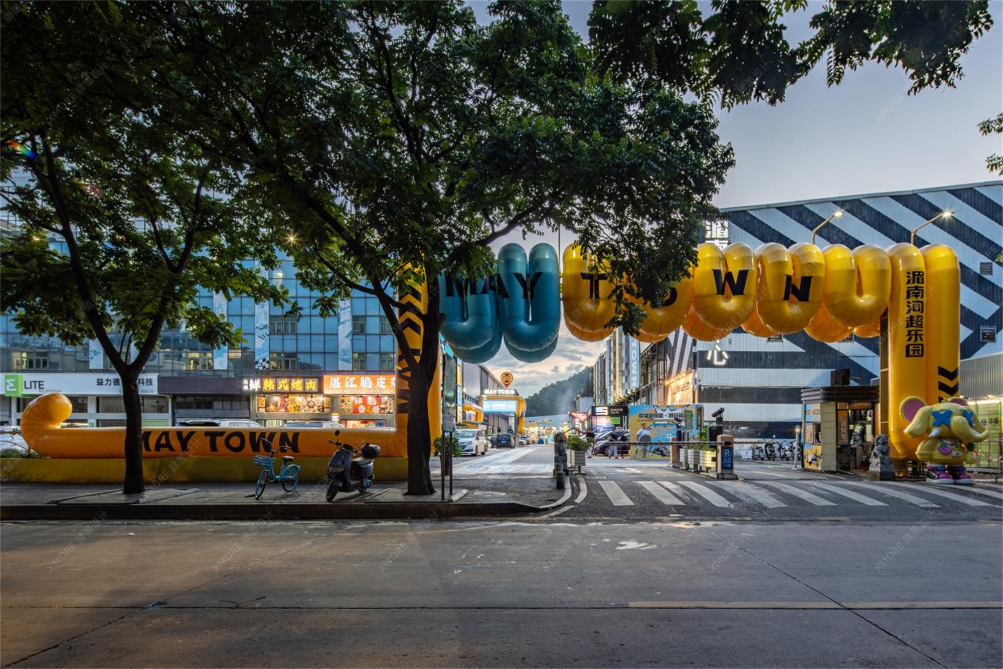 深圳湄南河商业街区美陈设计丨中国深圳丨肆墨商业街区美陈设计公司-57