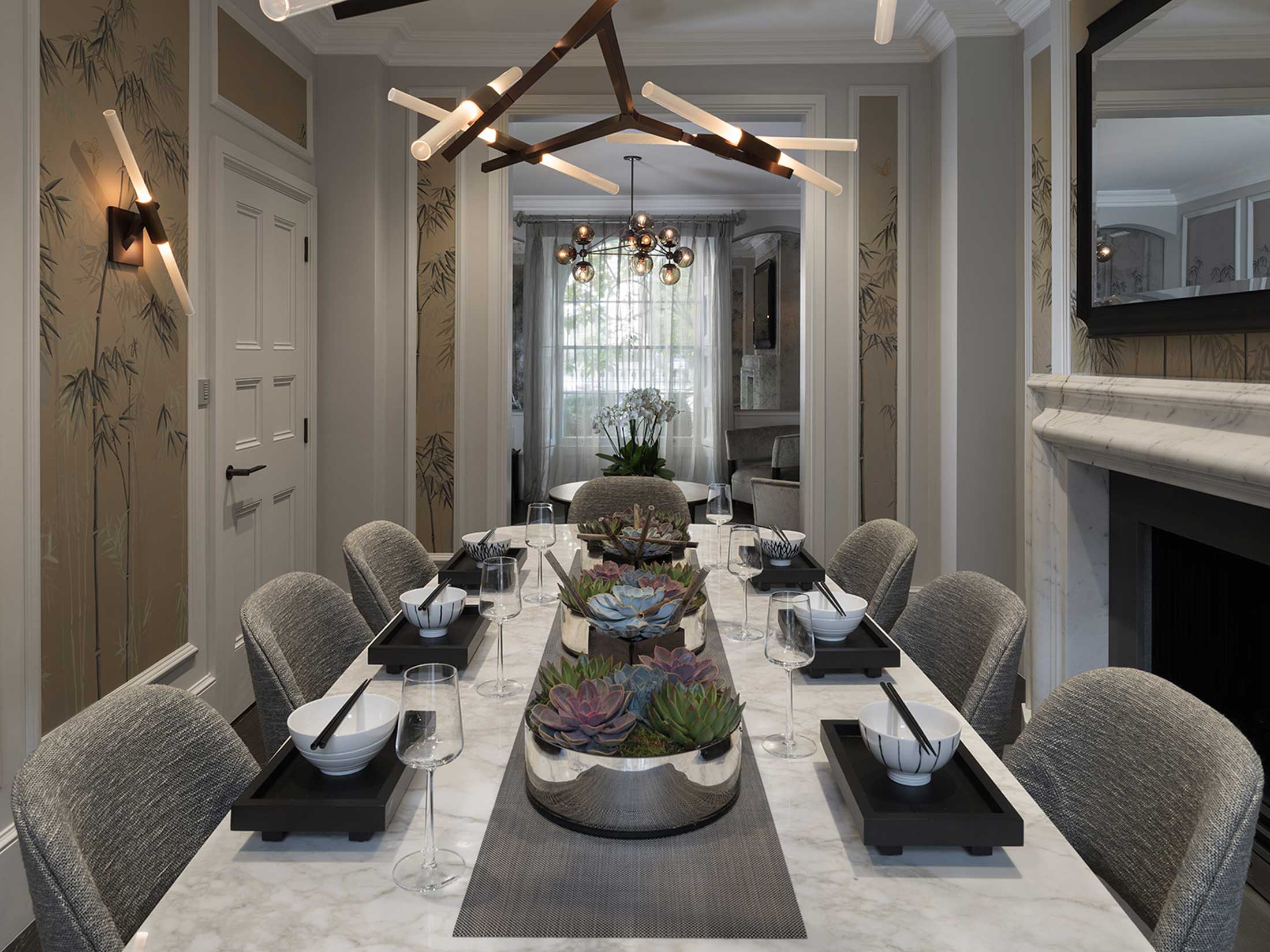 伦敦高档地段单色设计公寓-12