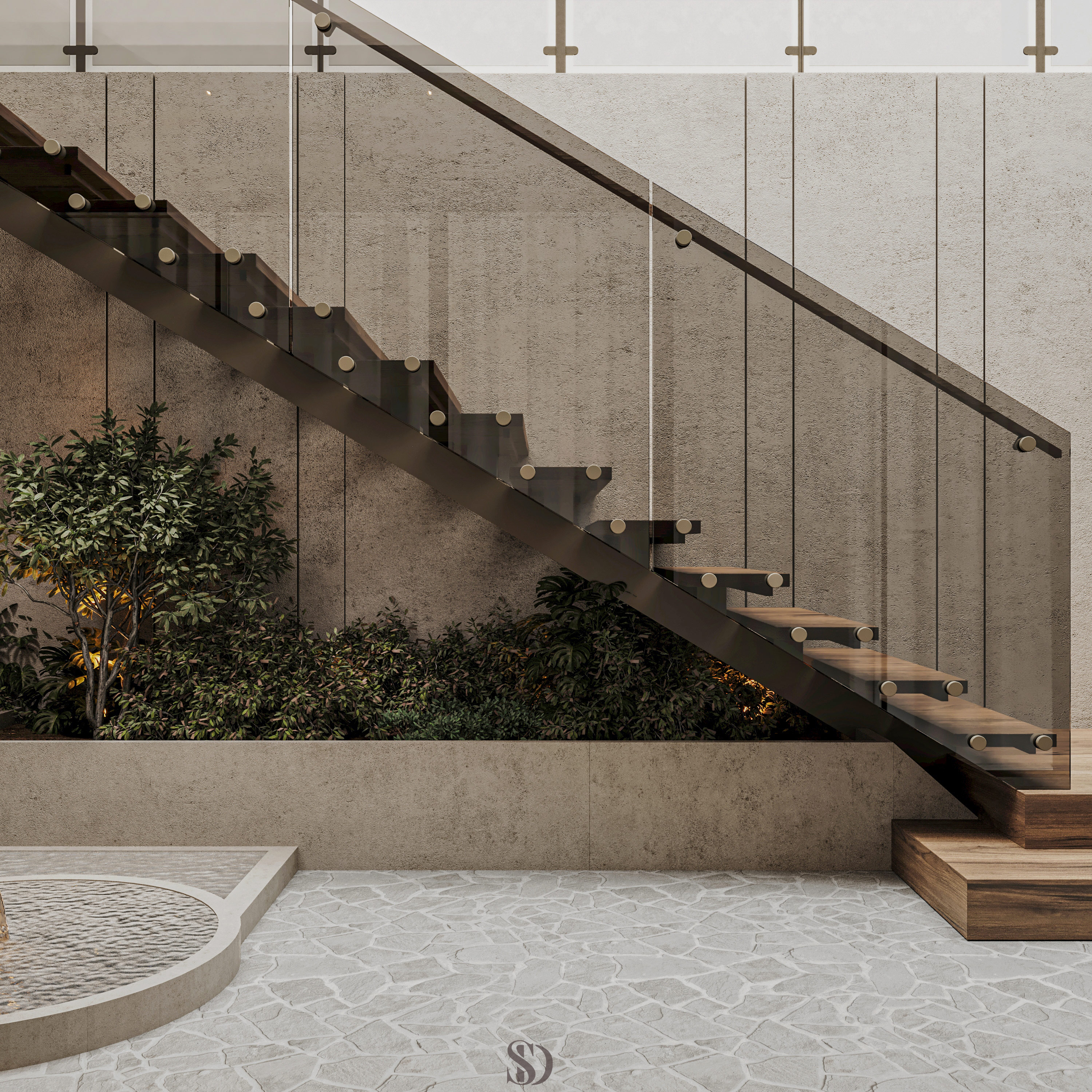 Basement Under The Villa Entrance-7