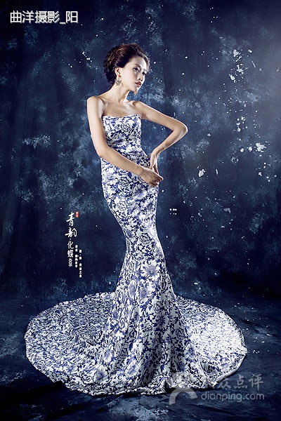 柳林春晓 合院青花系列-12