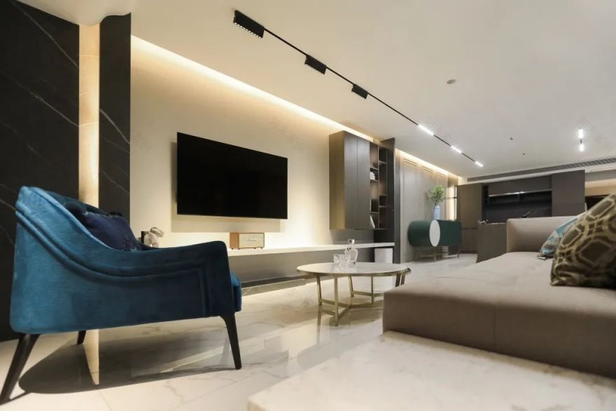 130m²现代简约大平层-12