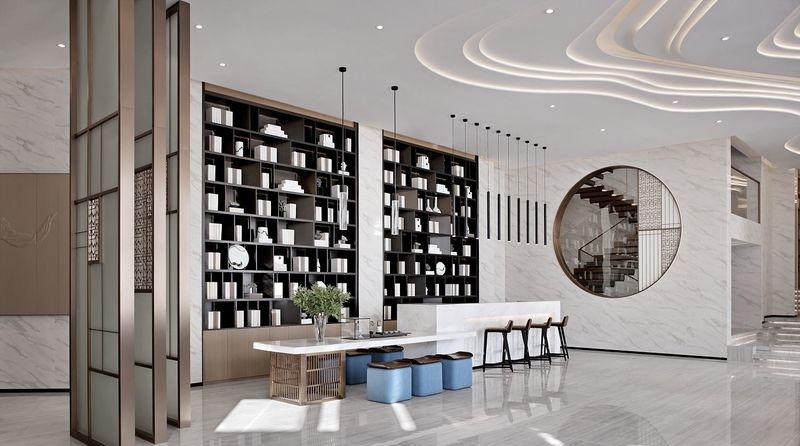 侨信雲起销售中心 | 行云流水般的空间设计-43