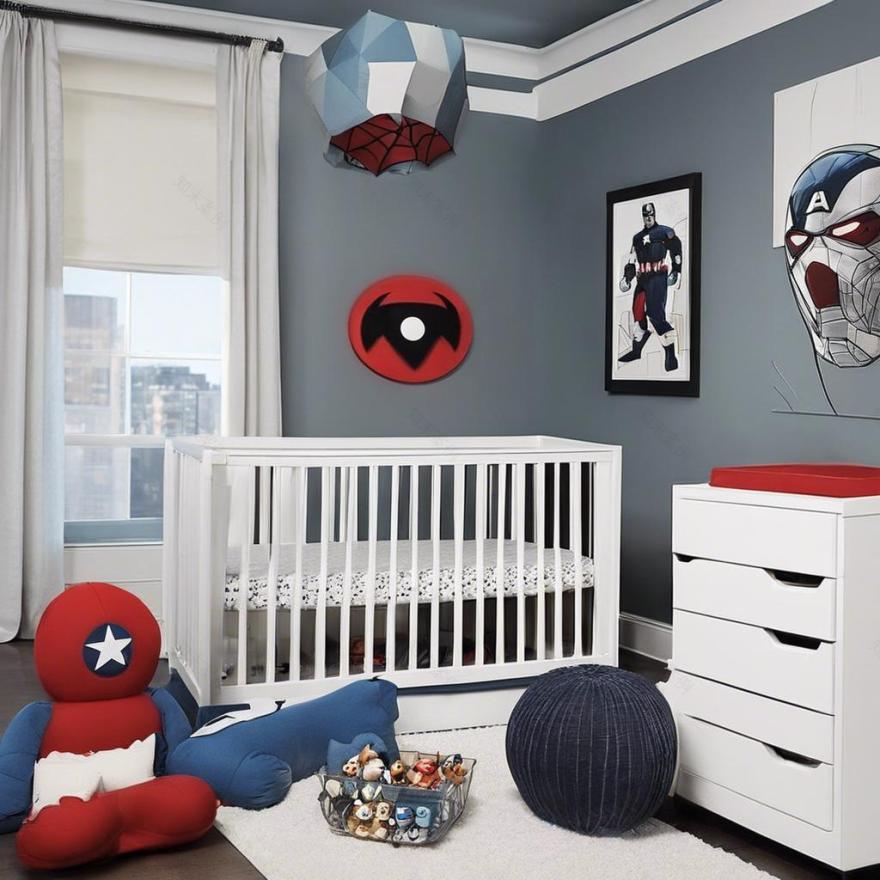 现代男宝宝 nursery 室设计-16