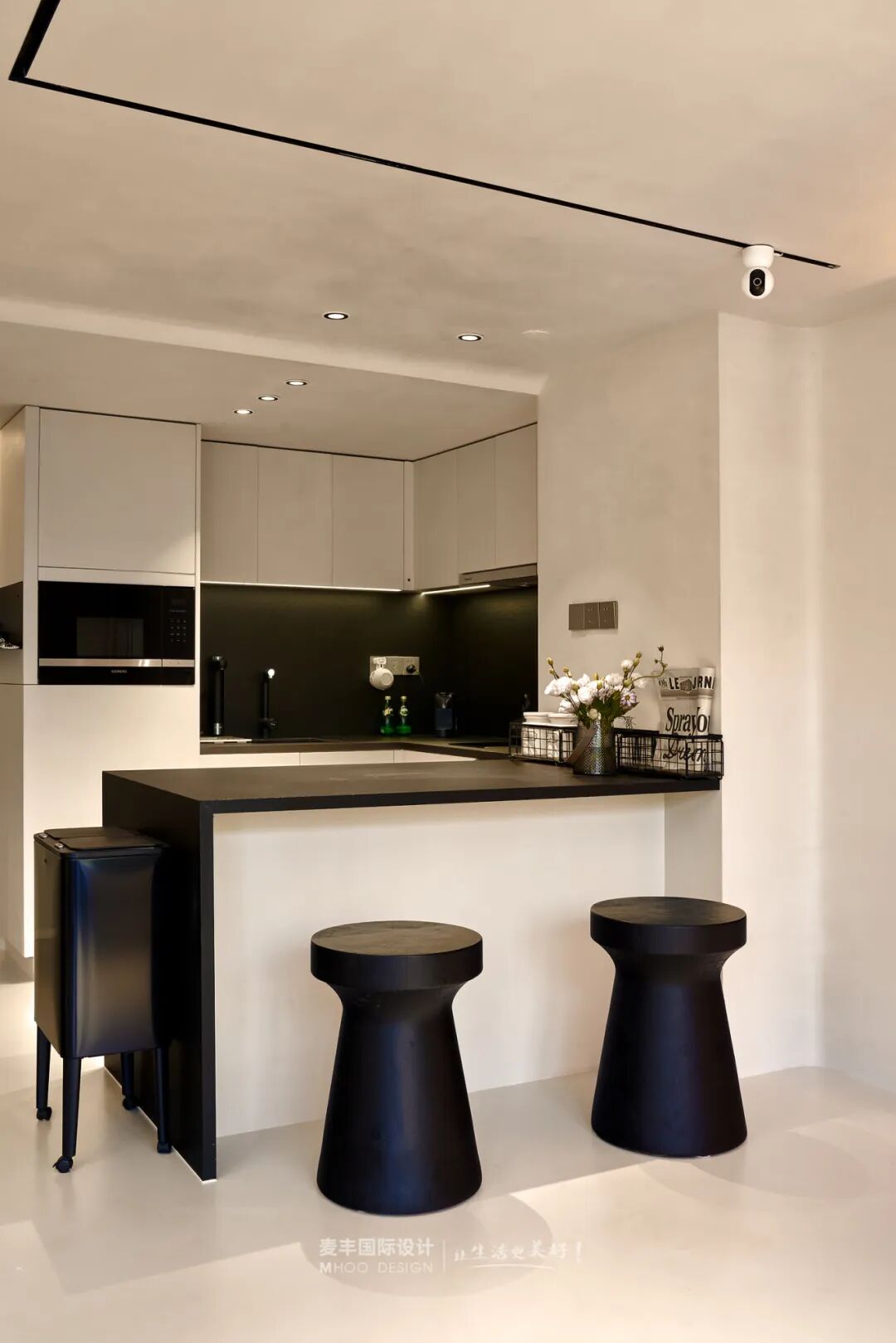 MHOO|未来里90㎡极简奶油风：织就素室暖意-26